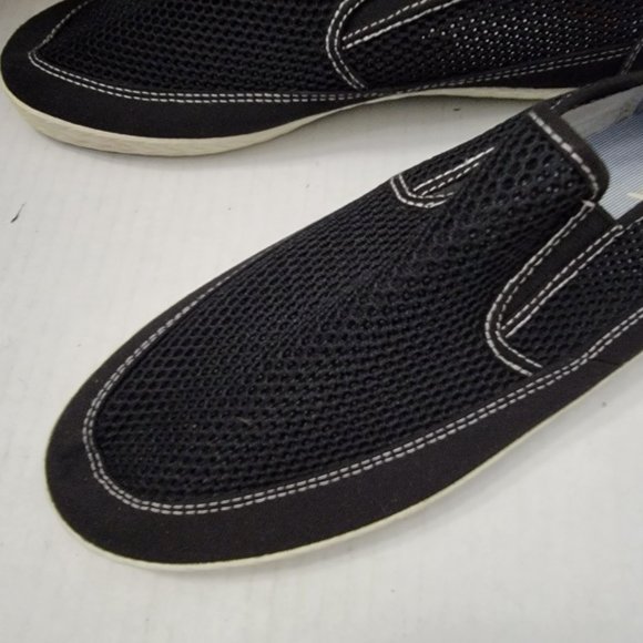 New Mens GBX Mesh Slip On Fabric Black Shoes 10.5 - Picture 7 of 10